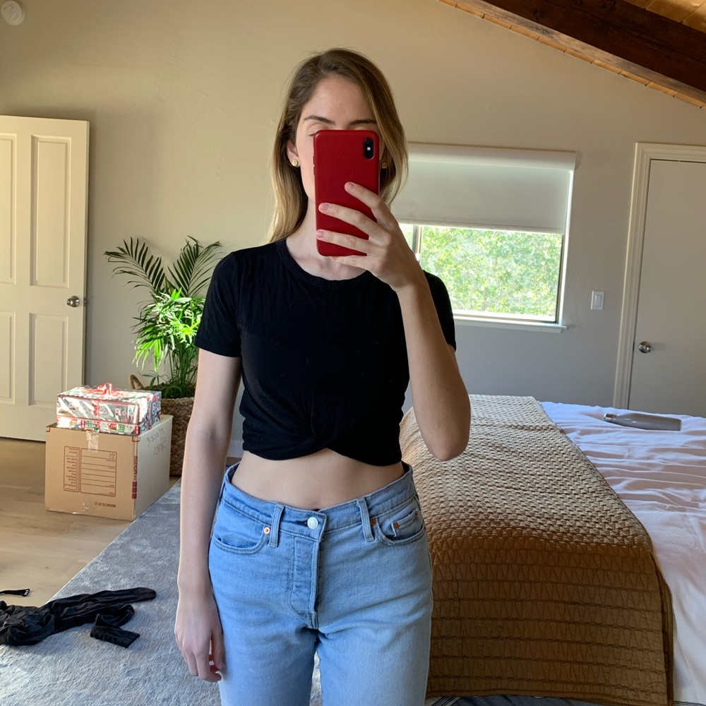 NastyGal cropped tee